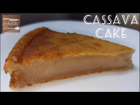 4 ingredient Cassava cake / dhandi aluvi boakiba / Maldivian cassava cake /cassava cake by zesty.MV