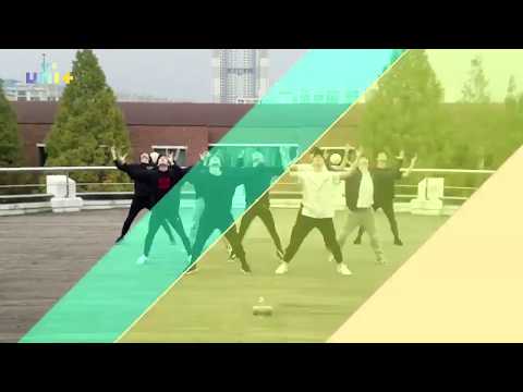 The Unit Boys Orange Team rooftop practice cut (EXO Monster)