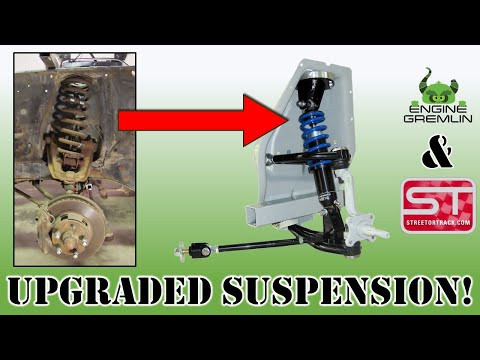 Upgrading a Classic Mustang to Front Coilover Suspension!