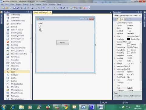 Visual Basic 2010 Express Tutorial 1 (Displaying Details)