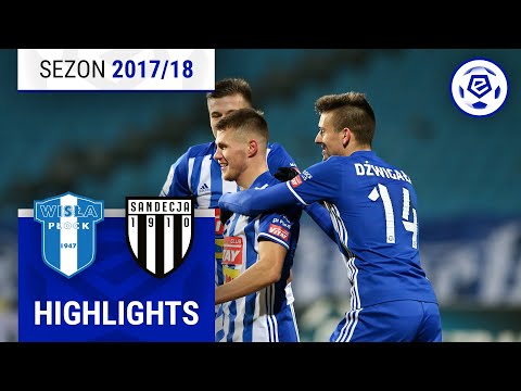 Wisła Płock - Sandecja Nowy Sącz 2:2 | SKRÓT | Ekstraklasa 2017/18 | 20. Kolejka