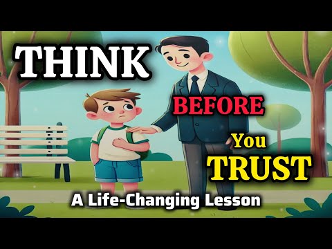 Do not Trust Anybody | Think Before You Trust but be cautious | English Moral Story on Trust