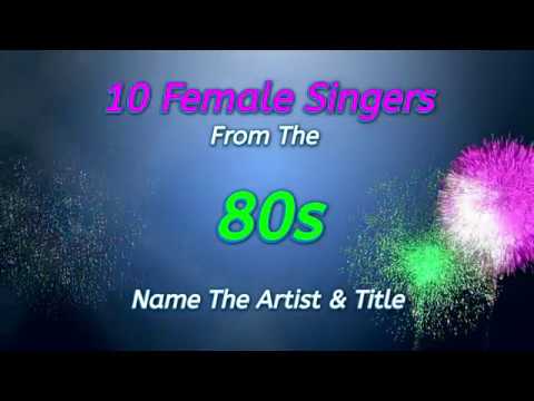 Pop Quiz 172 - 10 Female Singers From the 1980s