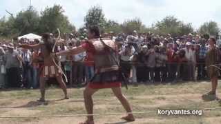 preview picture of video 'Traditional Archery Demonstraton in BIGA 2014 / Turkey'