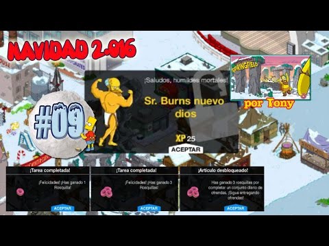 Los Simpson Springfield "Navidad'16: Cap. 9 - Señor Burns nuevo dios" por Tony