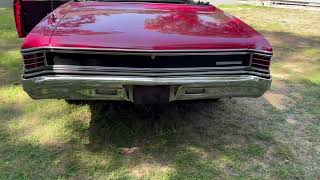 1967 Chevrolet Malibu Convertible Exhaust Note
