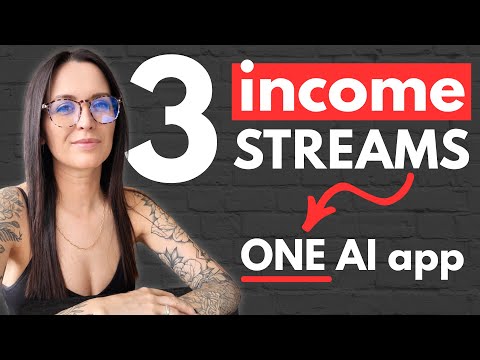 Build 3 Income Streams with ONE AI App | How to Make Money Online with AI