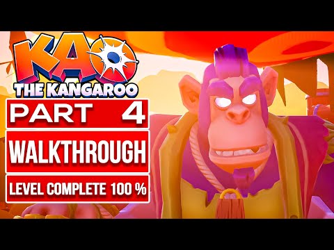 KAO THE KANGAROO Gameplay Walkthrough PART 4 No Commentary (Level Complete 100%, All Collectibles)