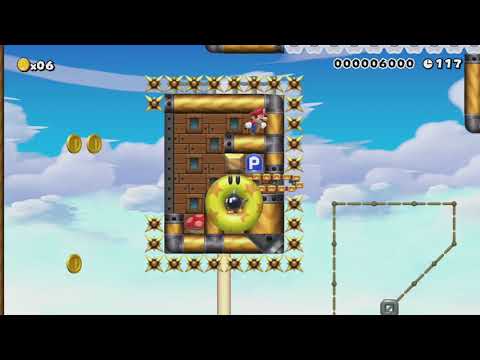 Cumulonimbus Prison by Cuban Pete - Super Mario Maker - No Commentary 1bn