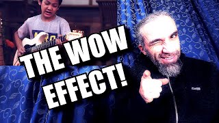 Download lagu Abim Finger Reaction. 11 years old LIVE! JOHN PETRUCCI Wishful Thinking guitar cover! mp3