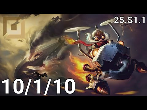 Corki ADC vs Vayne - EUW master | Patch 25.S1.1