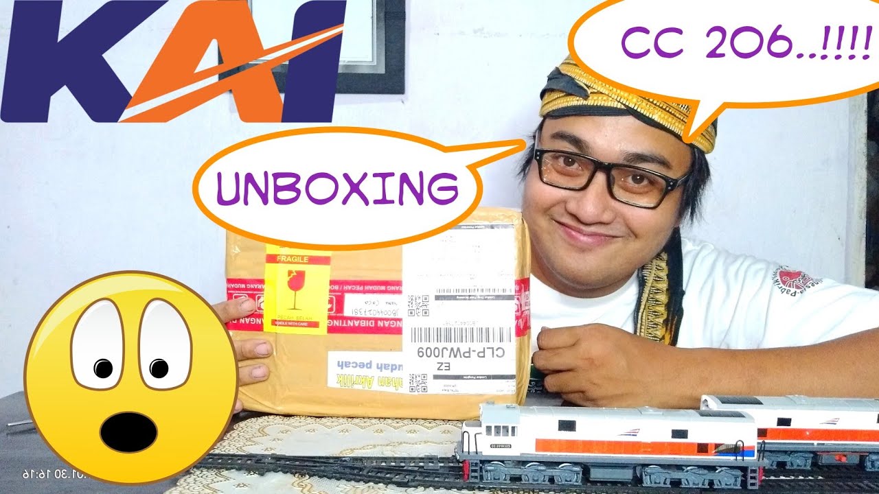 UNBOXING n REVIEW Lokomotif CC206 NEW LOGO KAI 2021 || MINIATUR KERETA API INDONESIA