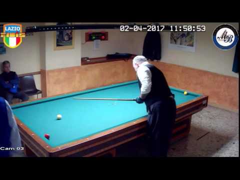 Barcaroli vs Zannini 2 Cat - 3ªProva Camp.Regionale - CSB Martino's Billiards(LT) 1/2Apr2017