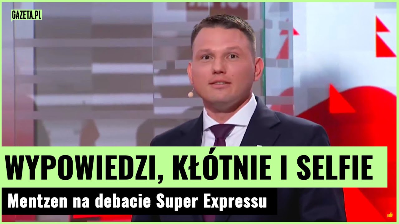 Mentzen w ogniu pytań! Wszystkie wypowiedzi podczas debaty prezydenckiej | Gazeta.pl