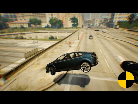 GTA 5 Real Car Crash Test V.I 59