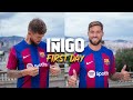 ? IÑIGO MARTINEZ: HIS FIRST DAY AT BARÇA ?