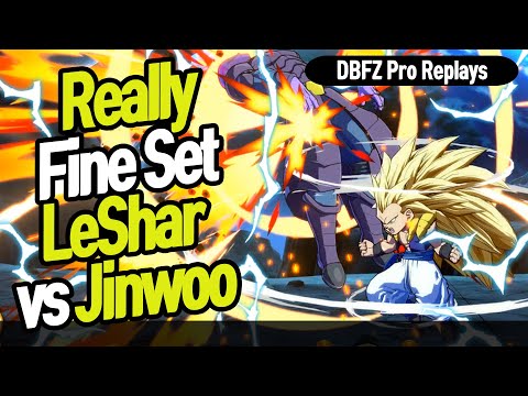 【DBFZ】 Did you watch the DBFZ show? LeShar vs Jinwoo 【DBFZ Pro Replays】