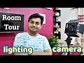 SRJ TECH WORLD Studio Setup Tour Lighting Setup Camera Tripod 2 LAKH Rs Studio