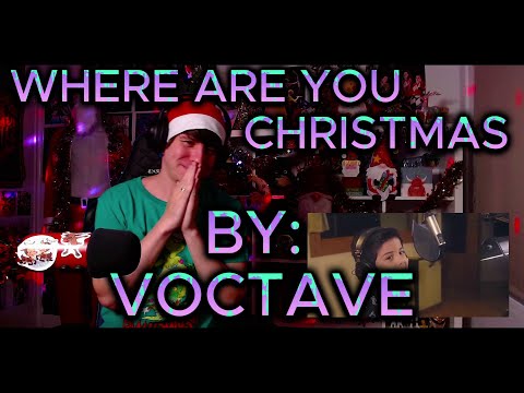 THIS WAS THE CUTEST THING EVER!!!!!!!!!!! Blind reaction to Voctave - Where Are You Christmas?