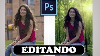 Tutorial Photoshop : Retrato al aire libre (Editan