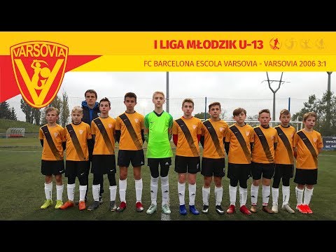 FC BARCELONA ESCOLA VARSOVIA - VARSOVIA 2006 3:1 - I LIGA MŁODZIK U-13