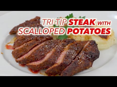 Cajun Tri Tip Steak with Scalloped Potatoes -  NuWave Cooking Club