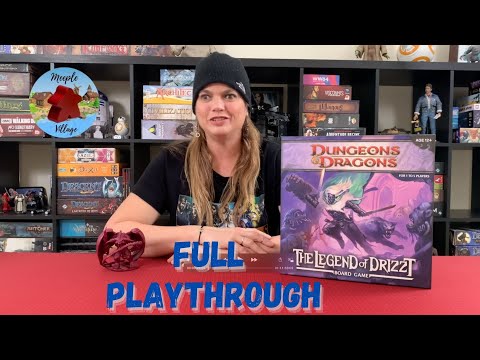 Dungeons & Dragons The Legend of Drizzt Board Game Full Playthrough