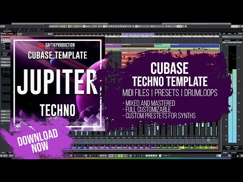 #Techno #Cubase #Template - Jupiter by Saftik Production