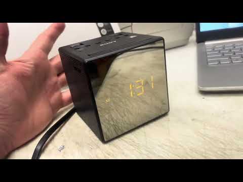 Sony ICF-C1T Cube Alarm Clock | Set Date, Time, and Alarm.