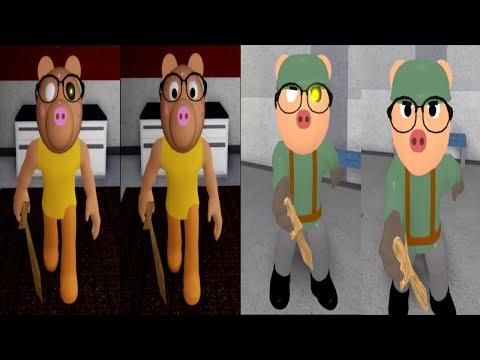 Pony vs Soldier Pony Infected & Non Infected Jumpscare - Roblox Piggy RP