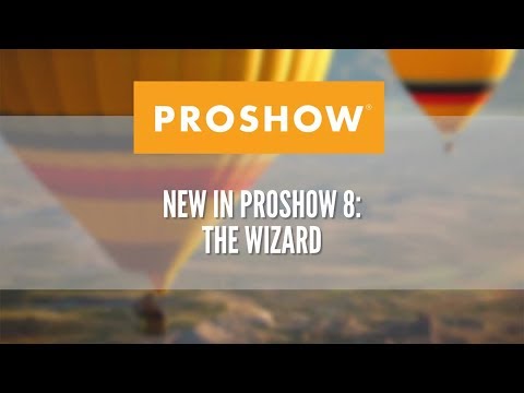 Part 1: Using the Wizard in ProShow 8