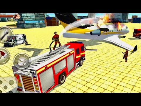 NY City FireFighter 2020 - Fire Truck 🔥🚒 Driver Rescues 3D - Android Gameplay