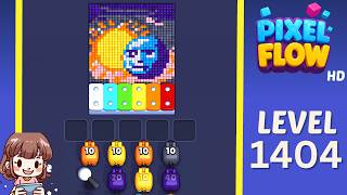 Pixel Flow Level 1404 Solution Walkthrough
