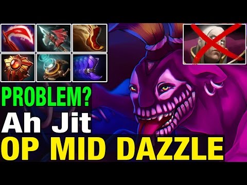 EZ MID - Ah Jit 7,7k SEA plays Dazzle carry with 2 boots and desolator - Dota 2