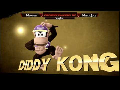 SmashaPalooza 25: Winners Semis - MaNiAcJaCe (Diddy Kong) vs Meowser (Bowser)