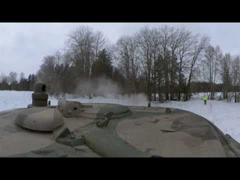 T-26 World War II Tank Museum Photo Op - Maneuvers In Forest, Field - Long Version [360 VR]