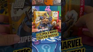 Opening A MTG Marvel Super Heroes Collector Booster Omega Pack From GameStop #magicthegathering