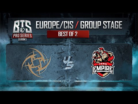 NiP vs Empire Game 1 - BTS Pro Series 3: Europe/CIS: Groups w/ KillerPigeon & Pajkatt