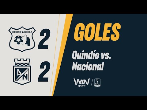 Quindío vs. Nacional (goals) | 2025 BetPlay Dimayor Cup | Round of 16 - Second Leg