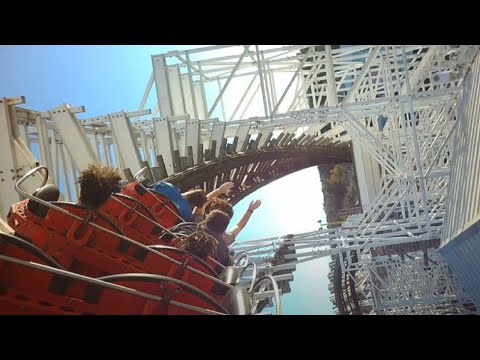 Back row point of view footage of Mine Blower