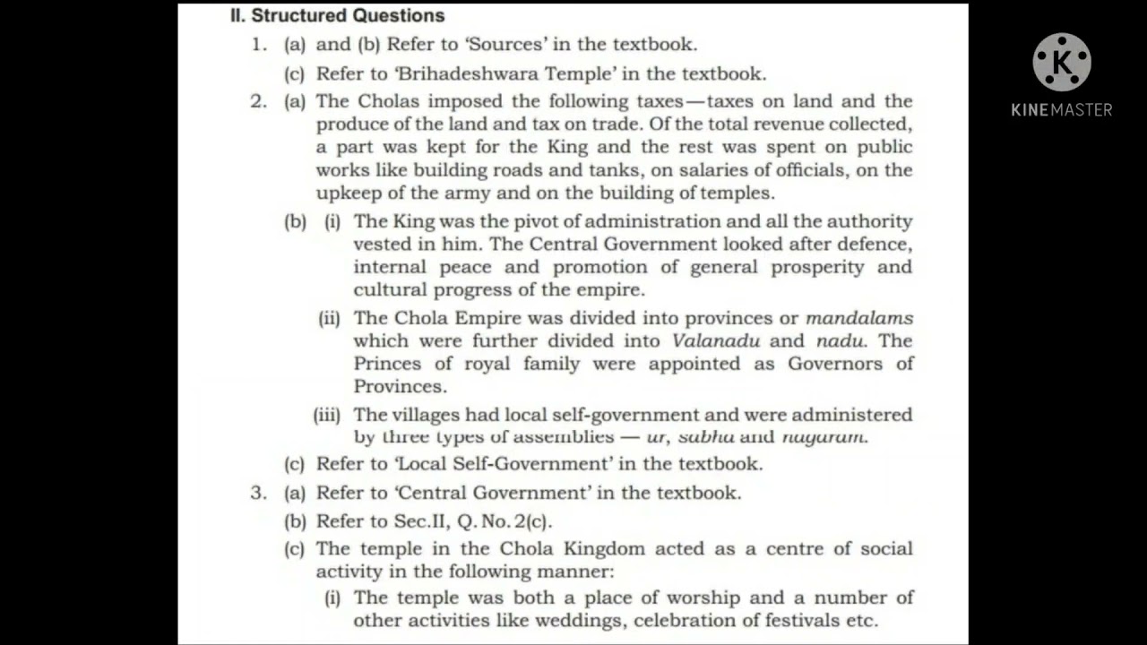 ICSE Board||Total History And Civics||Class-9||Chapter-7||Medieval India ||Answer
