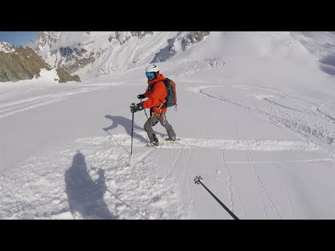 Skiing Vallée Blanche, Chamonix (unedited) 10 March 2025