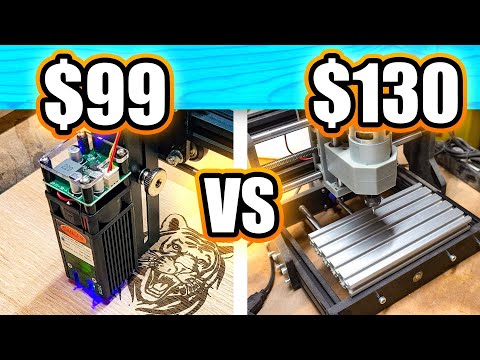 Which Would You Buy? This CNC Router or This Laser Engraver?