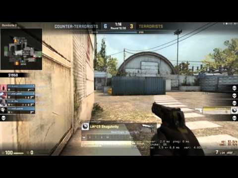 Triple 1 Shot Deagle Kill - de_cache