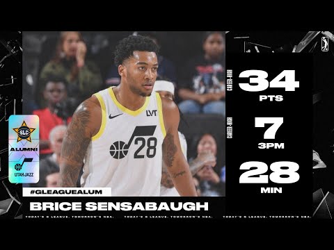 G League Alum Brice Sensabaugh Erupts For Career-High 34 PTS In 28 MINS