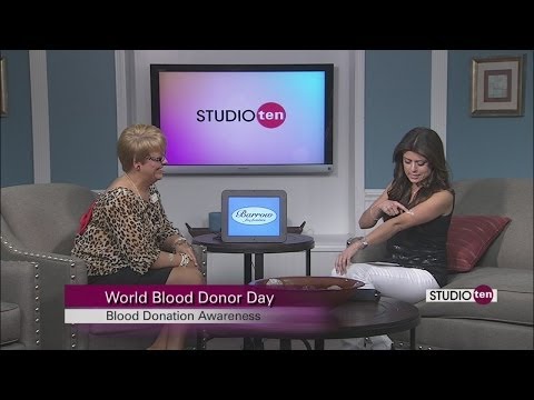 Studio 10: world blood donor day