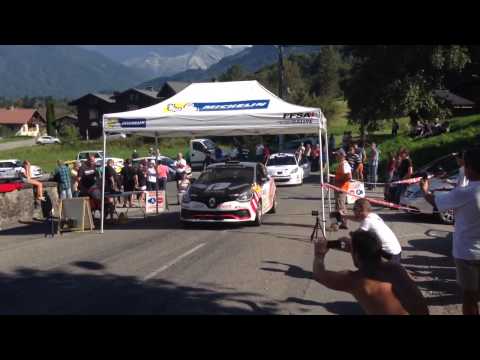Manu GUIGOU - Marine MURAT Renault Clio 4 R3T Rallye Mont Blanc Morzine 2014