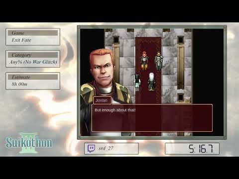Suikothon III - Exit Fate (Any% No War Glitch) by srd_27