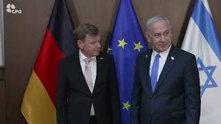 ראש הממשלה נתניהו לשר החוץ של גרמניה ודפול: ״נחזק עוד יותר את השותפות שלנו״ (עדכוני משרד ראש הממשלה) - התמונה מוצגת ישירות מתוך אתר האינטרנט יוטיוב. זכויות היוצרים בתמונה שייכות ליוצרה. קישור קרדיט למקור התוכן נמצא בתוך דף הסרטון