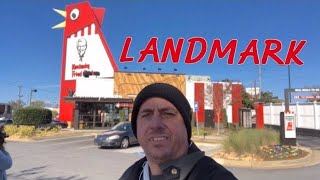 THE BIG CHICKEN (KFC) ROADSIDE LANDMARK MARIETTA GA *56 FOOT TALL STEEL CHICKEN*